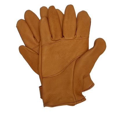 Combo glove set; deerskin with reinforced palm