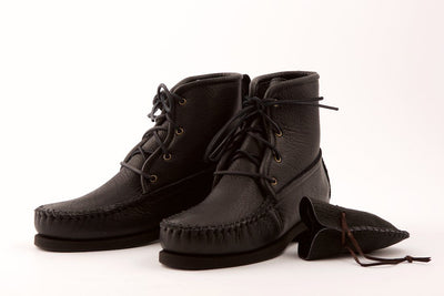 Custom Bison Leather Chukka boots The Buffalo Wool Co. 