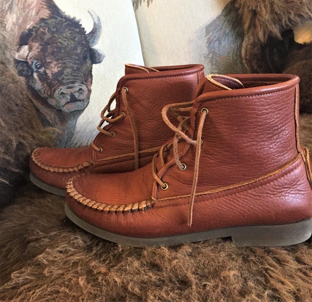 Custom Bison Leather Chukka boots The Buffalo Wool Co. 