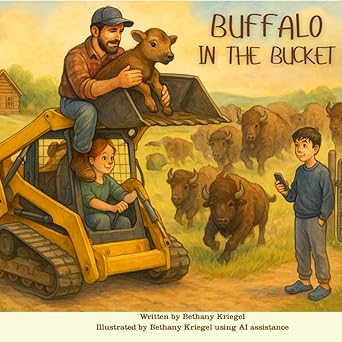 Buffalo in the Bucket - Bethany Kriegel - Sunset Hills Bison