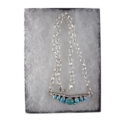 Turquoise row Necklaces