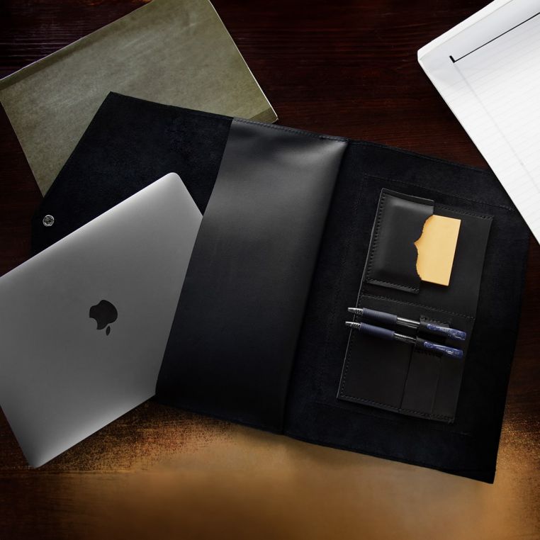 Heritage Bison Leather Business Portfolio