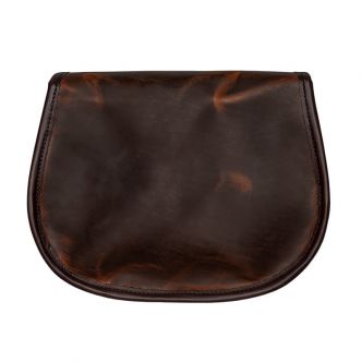 Heritage Bison Leather Shell Purse