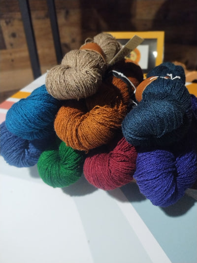 Sexy Bison/Silk Laceweight yarn (it's back!)