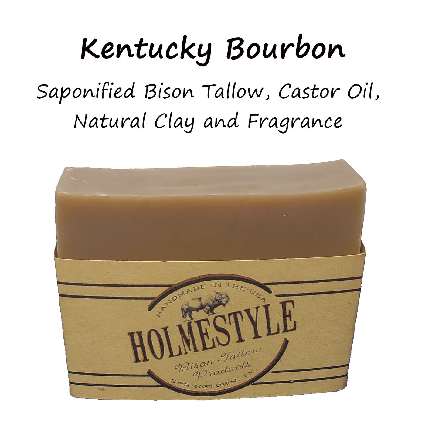 Handmade Bison Tallow Soap by Holmestyle Homestead