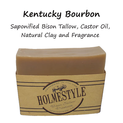 Handmade Bison Tallow Soap by Holmestyle Homestead