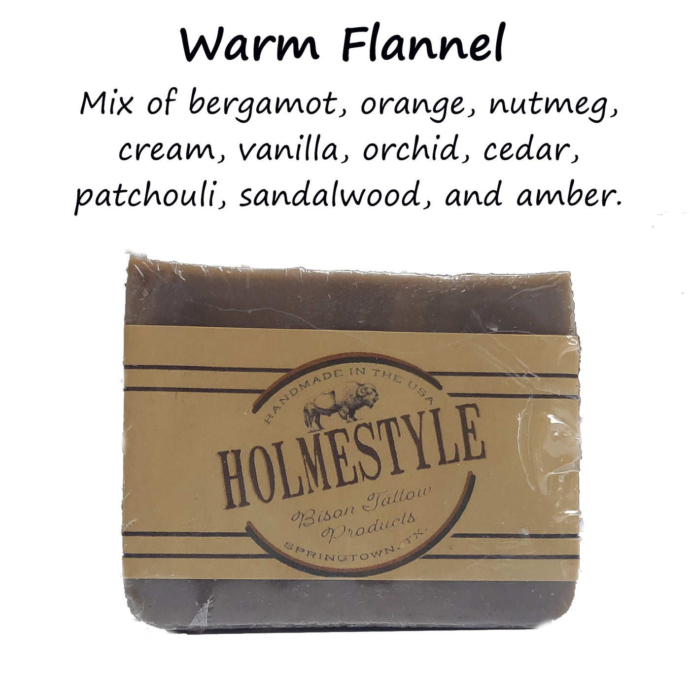 Handmade Bison Tallow Soap by Holmestyle Homestead - Seasonal