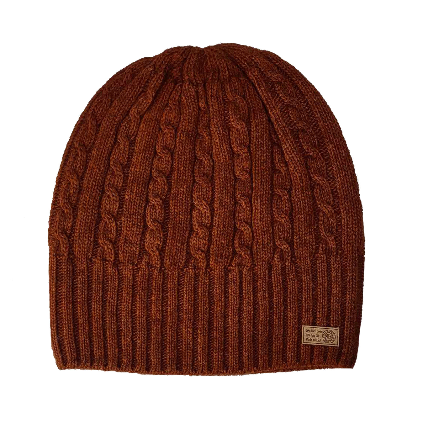 Cabled Beanie Bison