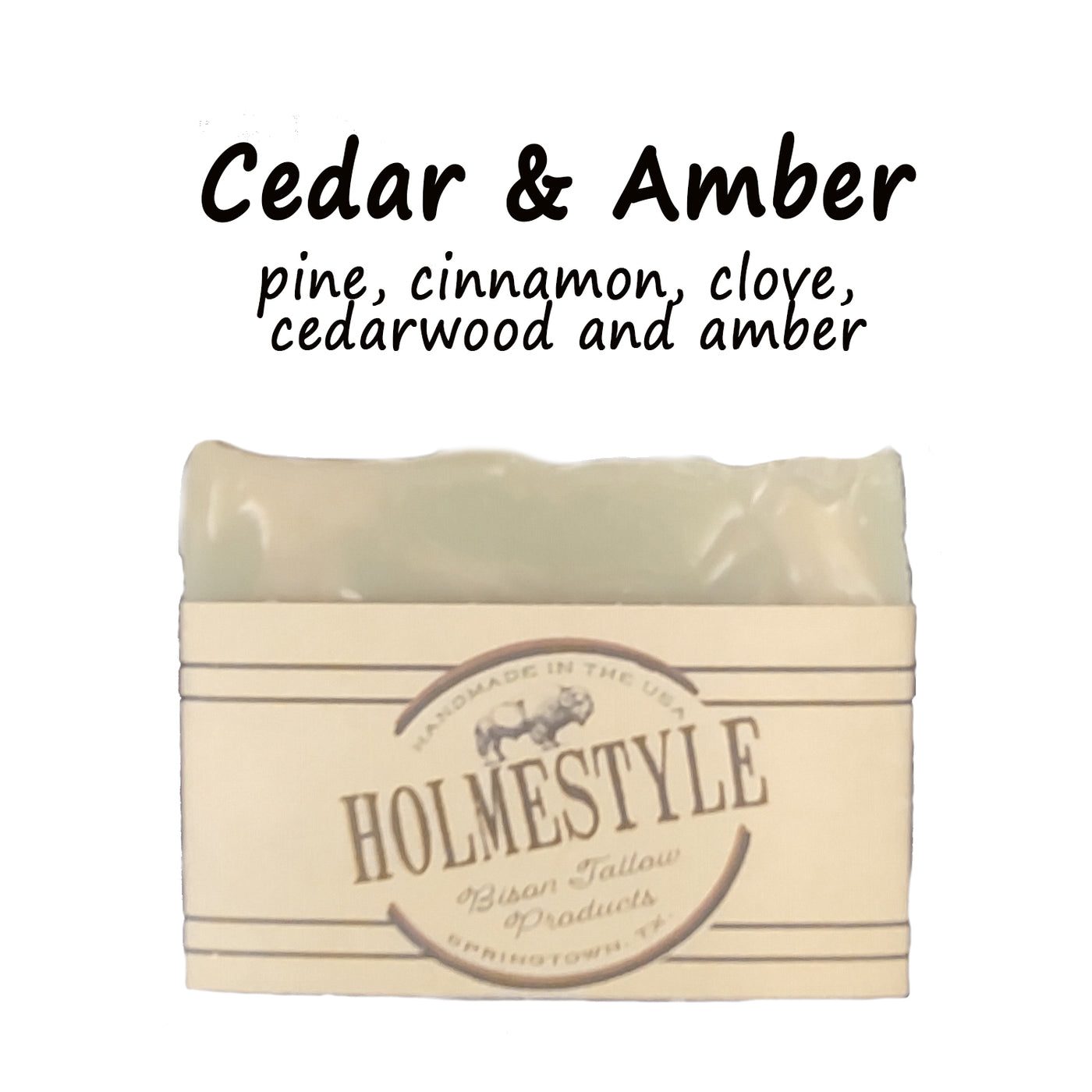 Handmade Bison Tallow Soap by Holmestyle Homestead - Seasonal