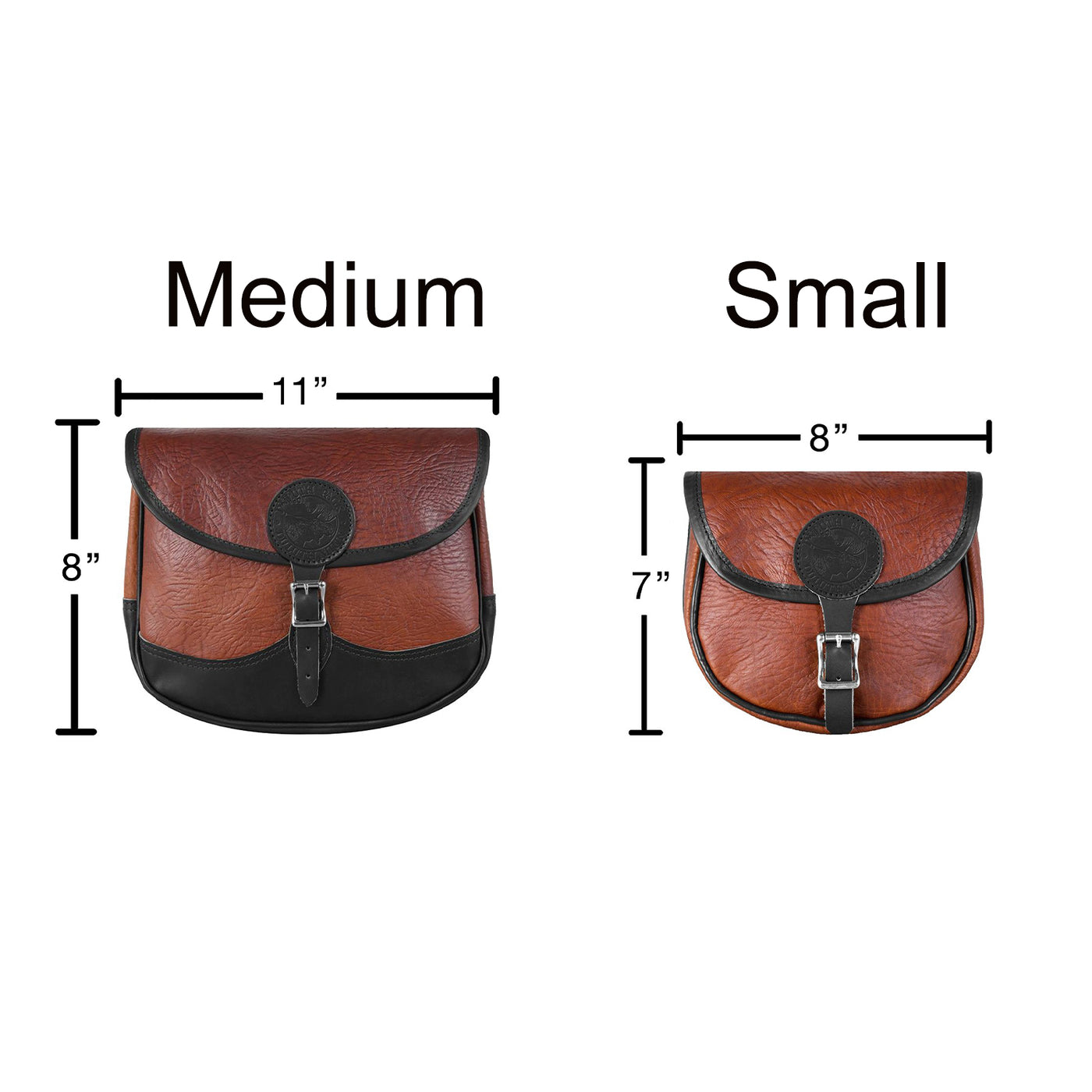 Bison Leather Shell Purse