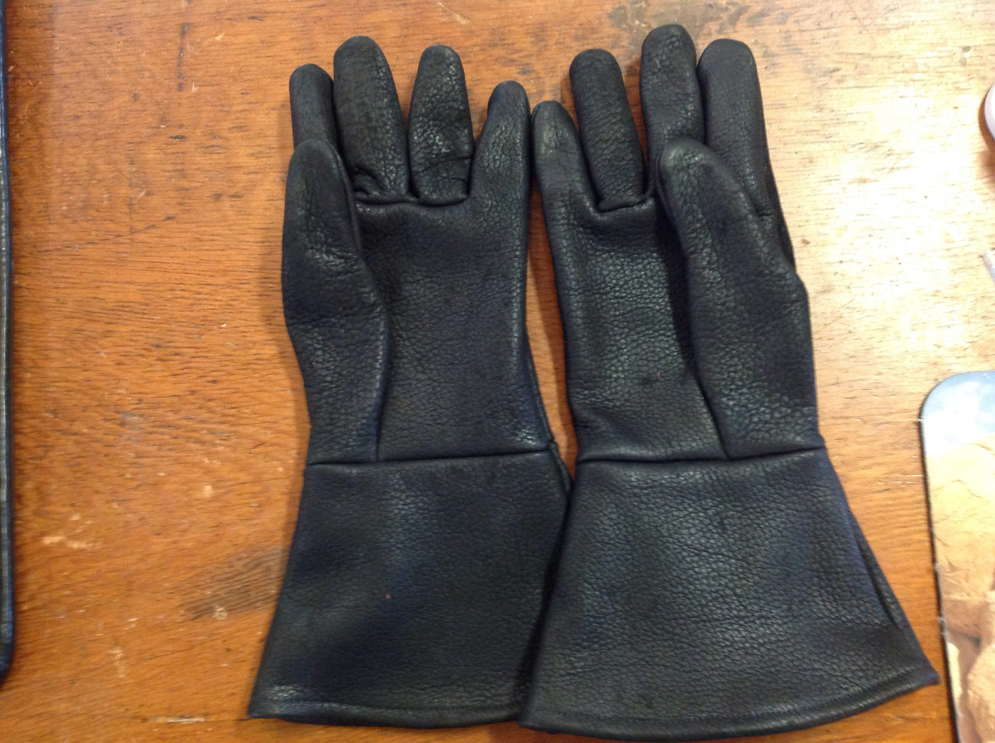 Buyce Leather - Ladies Long gauntlet bison leather riding/working glove