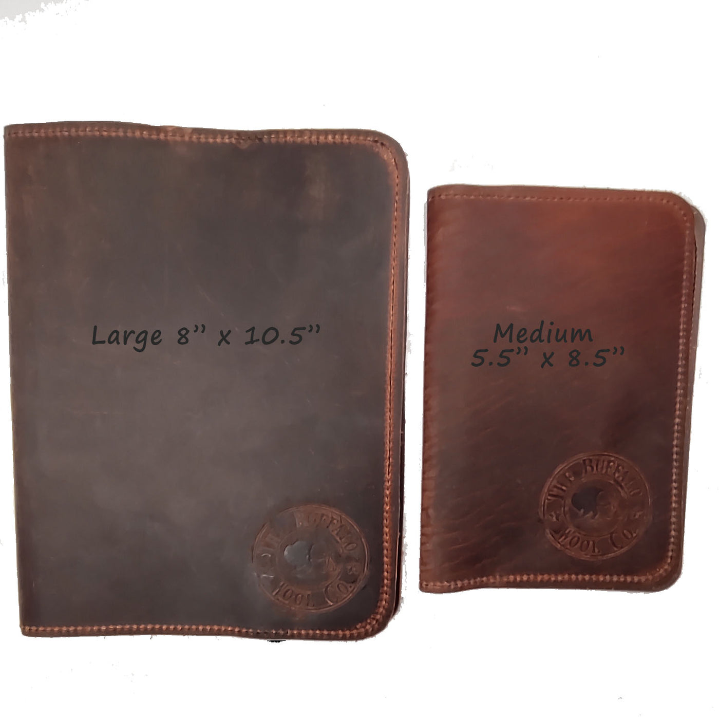 Heritage Leather Field Journal; Large and Medium