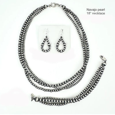 Navajo Pearl 3 strand pearl set