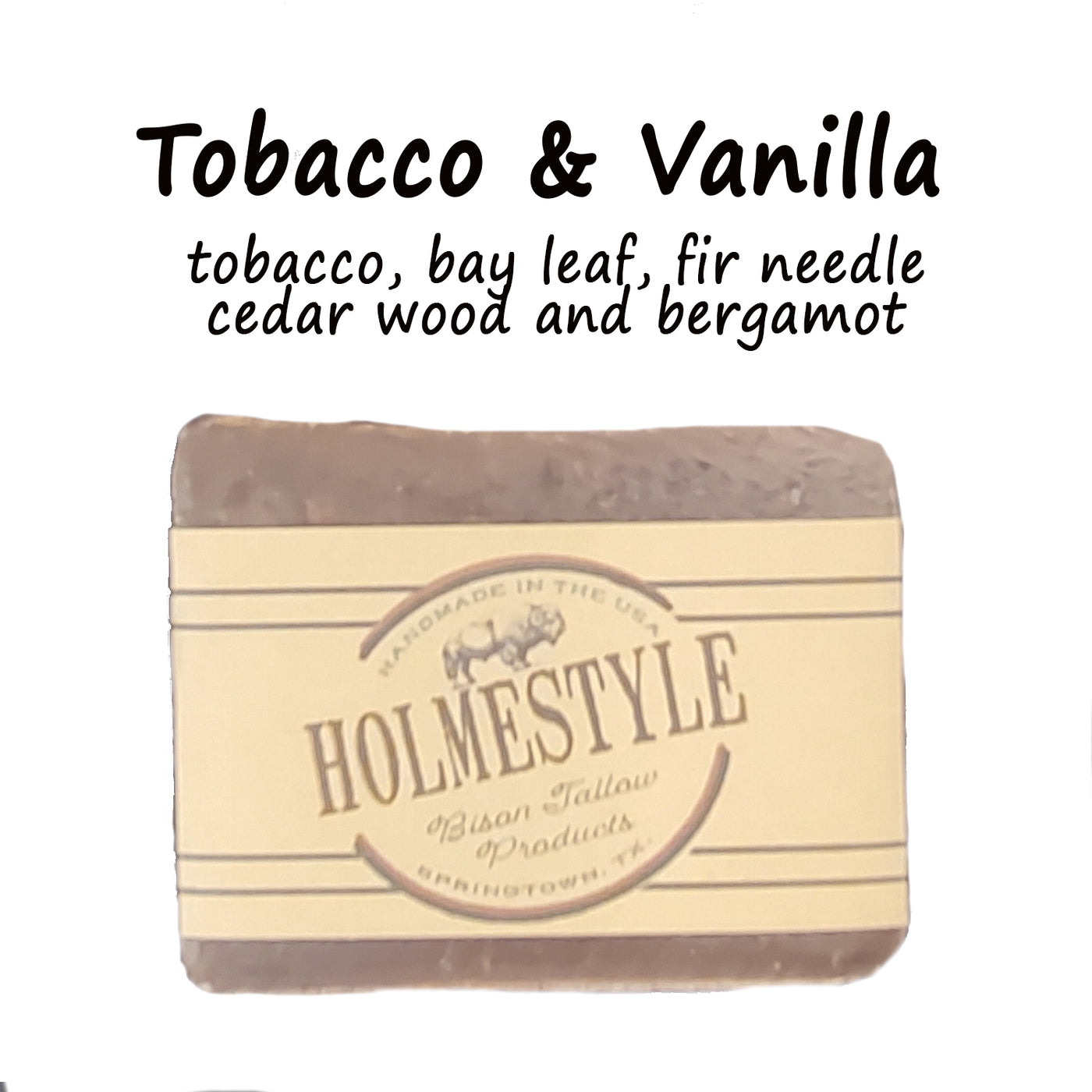 Handmade Bison Tallow Soap by Holmestyle Homestead - Seasonal