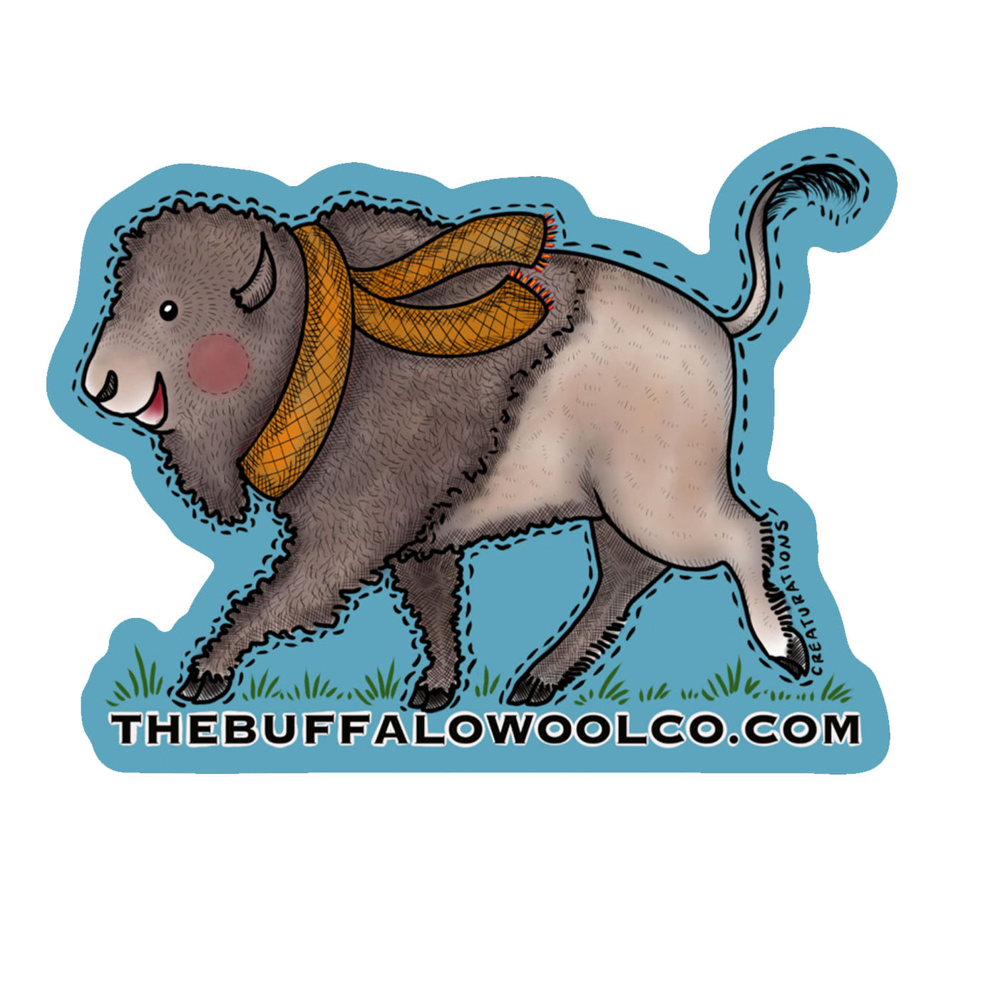 Bison "Buffalo" Stickers