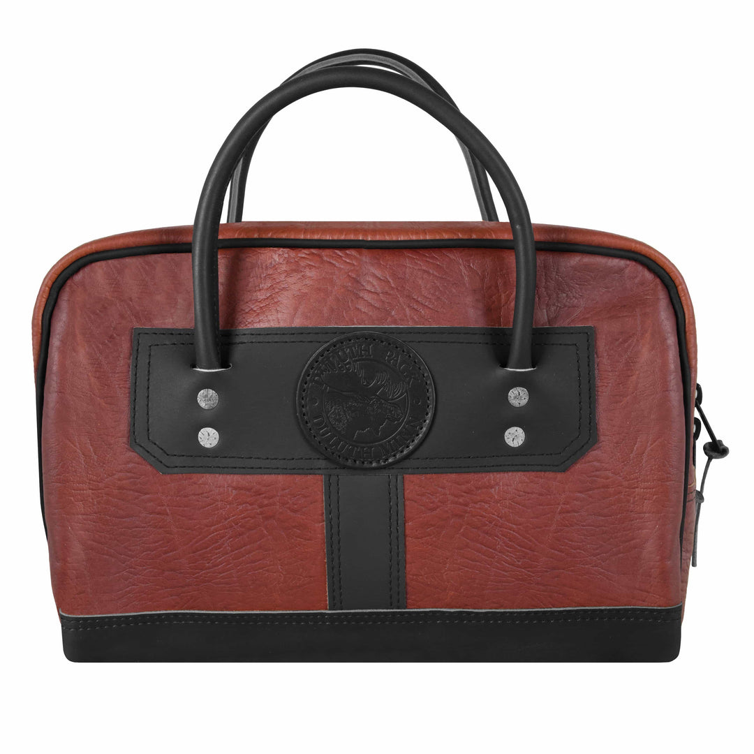 Duluth Pack Bison Leather Doctor s Weekend Bag Brown