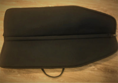 Soft carry Tactical Rifle storage case, with bison leather clip pouches