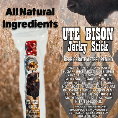 Ute Tribe - Bison Jerky Sticks