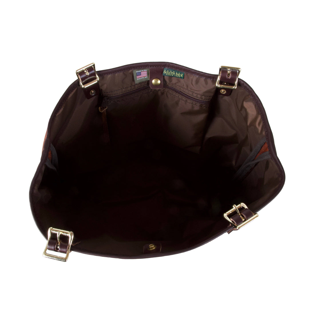 Bison Leather Market Tote – The Buffalo Wool Co.