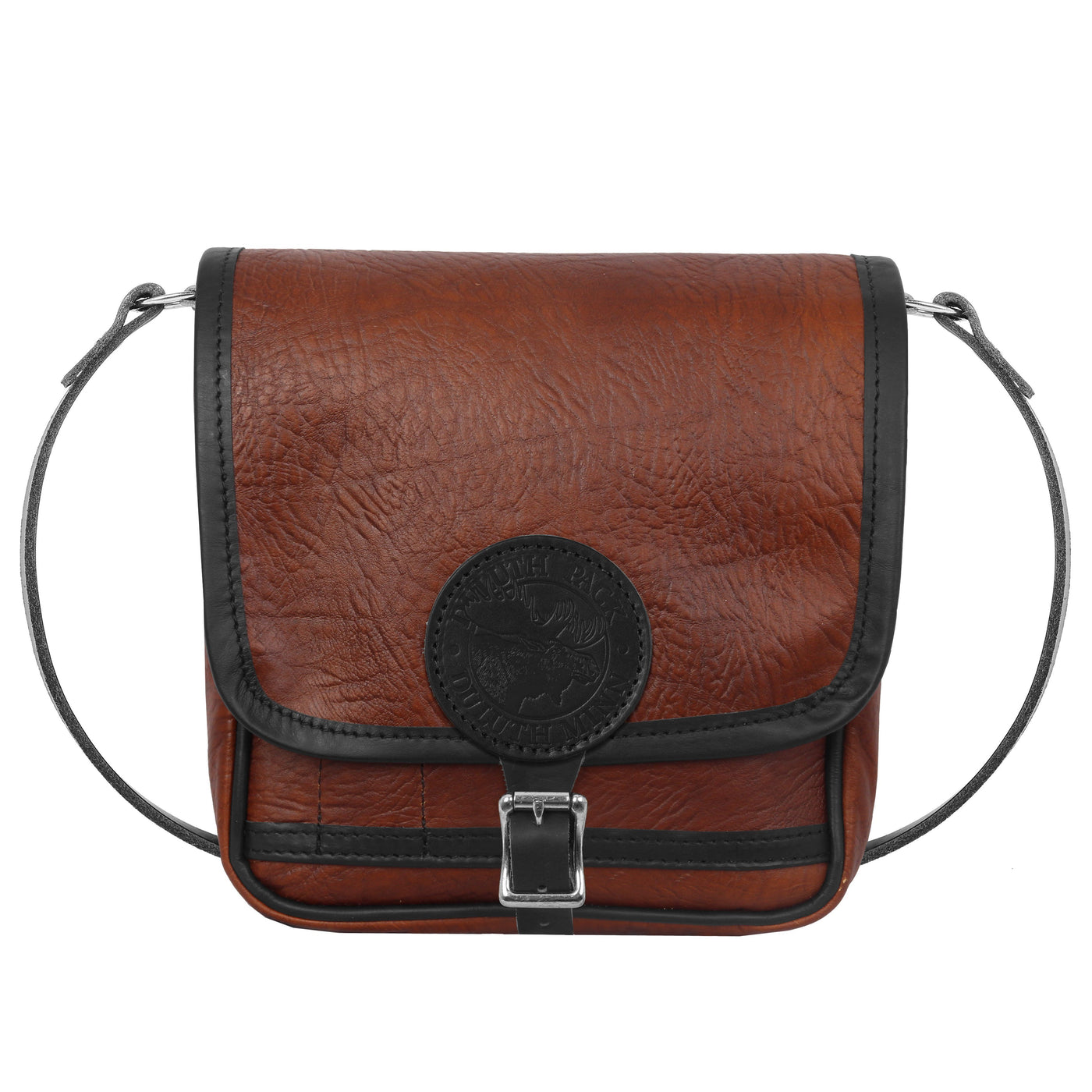 Bison Leather Mini Haversack Bag Duluth Pack Brown 