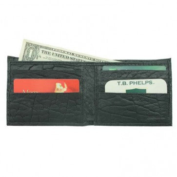 Bozeman Bison Leather Bifold Wallet
