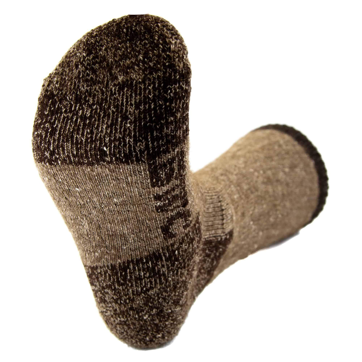 Advantage Trekker Bison/Merino Boot Socks Bison Footwear The Buffalo Wool Co. 