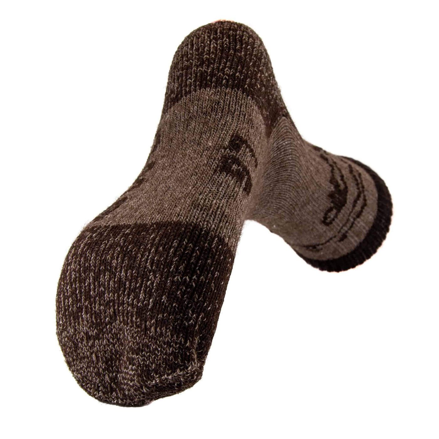 Yellowstone Bison/Merino Crew Socks Bison Footwear The Buffalo Wool Co. 