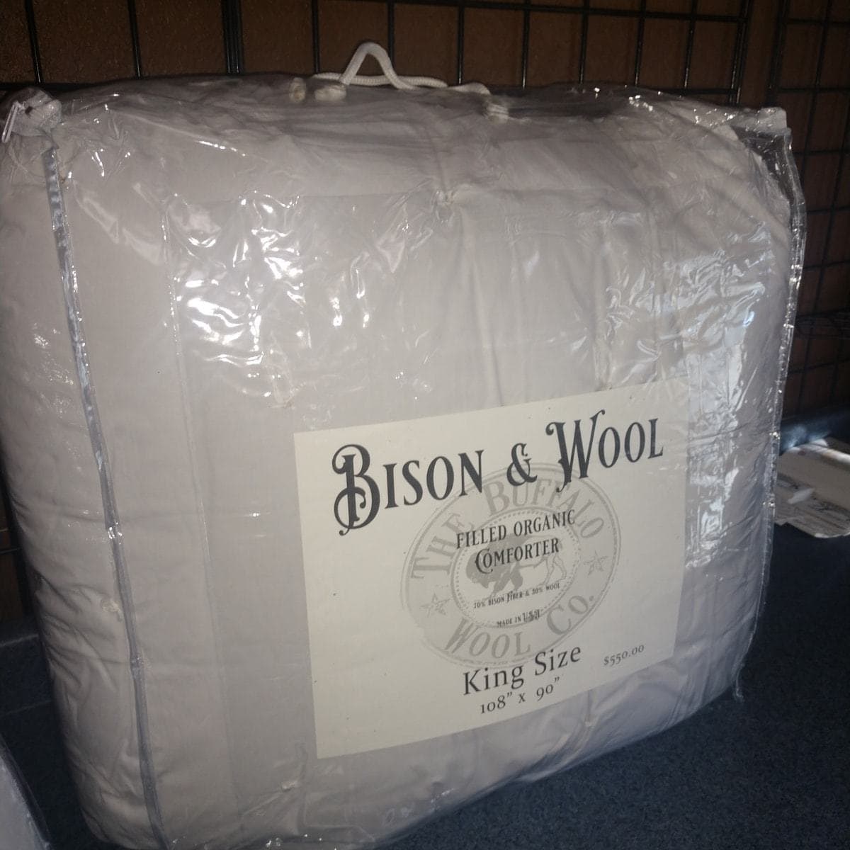 Bison & Wool Comforters Accessories The Buffalo Wool Co. King 108"x90" 