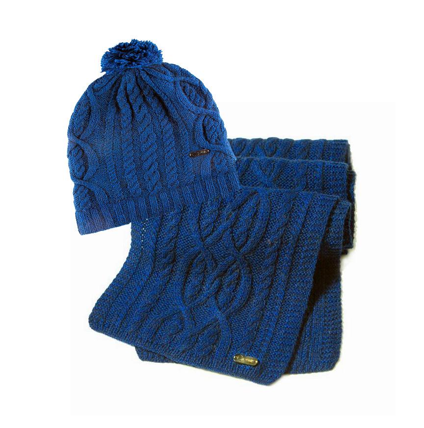 DAMARIS SCARF & HAT Qiviuk Collection Bison Gear The Buffalo Wool Co. 
