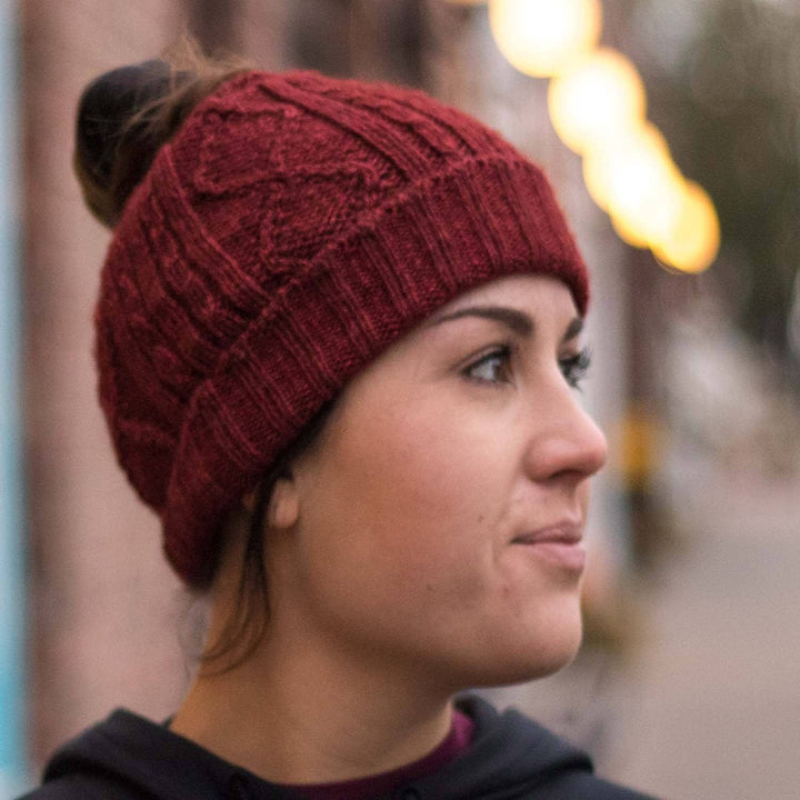 Diamond Open Top Beanie