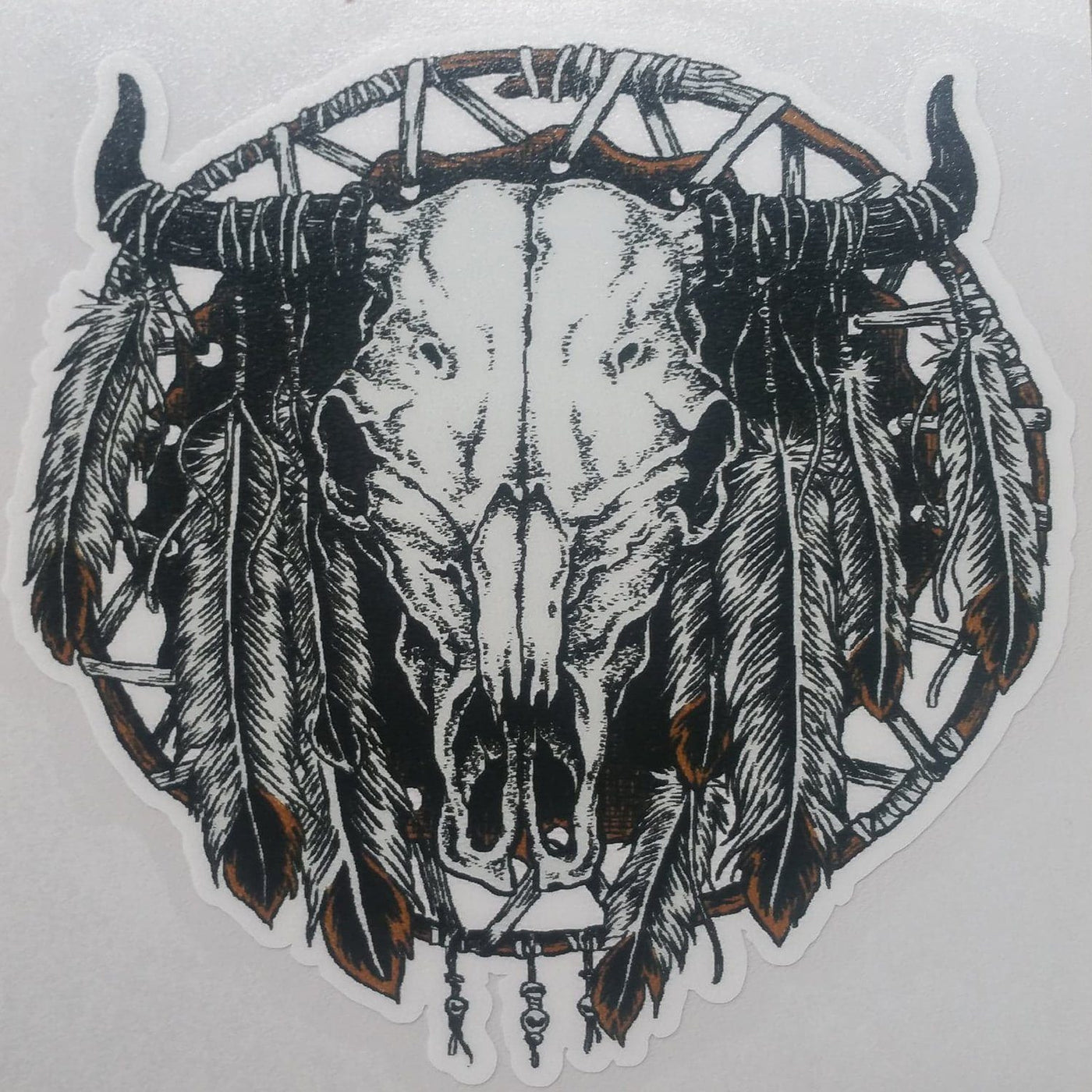 Bison "Buffalo" Stickers Accessories The Buffalo Wool Co. Buffalo tribal skull - Large 