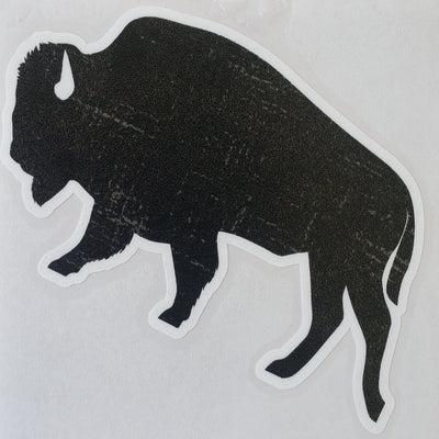 Bison "Buffalo" Stickers Accessories The Buffalo Wool Co. Black Bison - small 